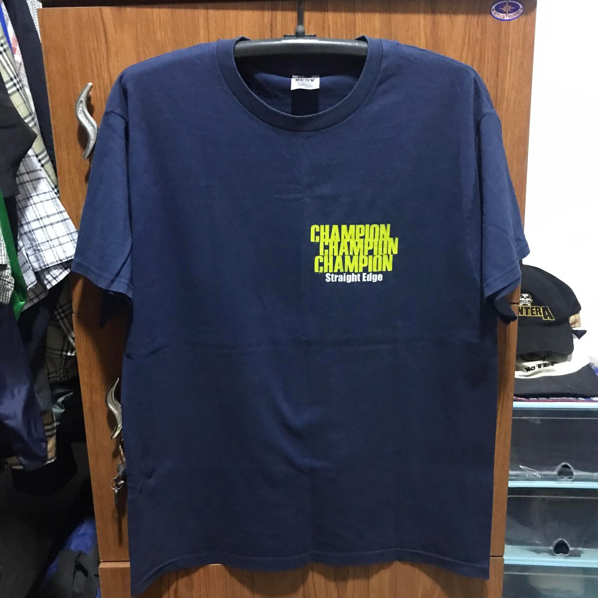 Band Tees Champion Straight Edge Hardcore Punk Band Tee 00s Size US L / EU 52-54 / 3 - 2 Thumbnail