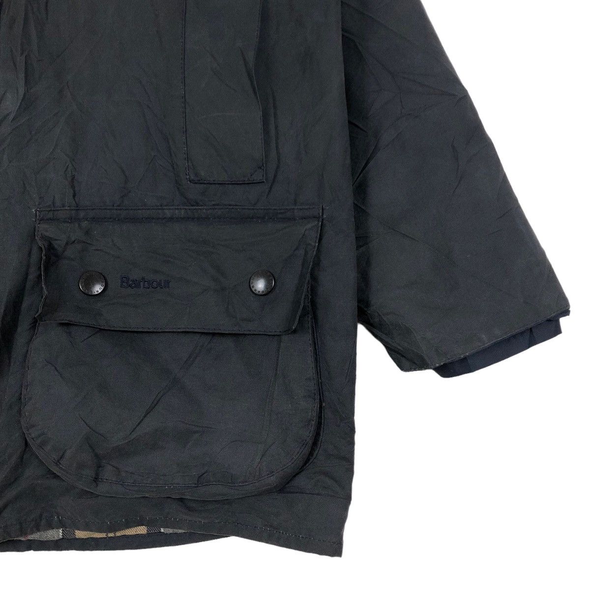 Barbour Vintage Barbour Beaufort Waxed Cotton Light Jacket Size US L / EU 52-54 / 3 - 5 Thumbnail