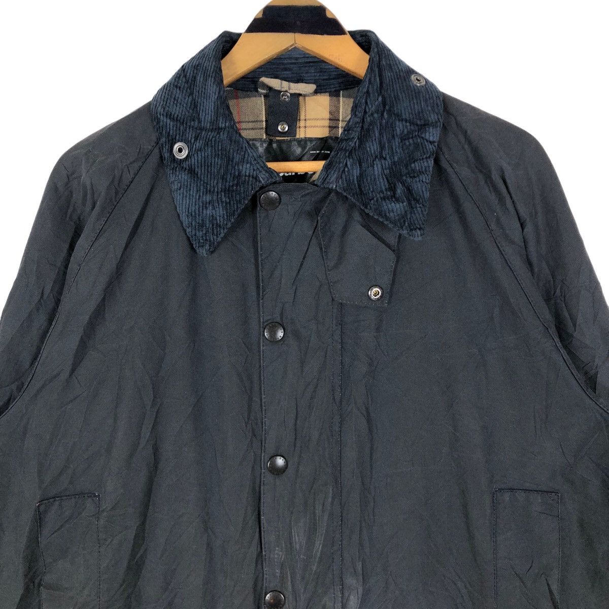 Barbour Vintage Barbour Beaufort Waxed Cotton Light Jacket Size US L / EU 52-54 / 3 - 3 Thumbnail