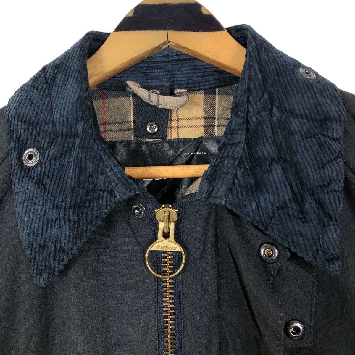 Barbour Vintage Barbour Beaufort Waxed Cotton Light Jacket Size US L / EU 52-54 / 3 - 9 Thumbnail
