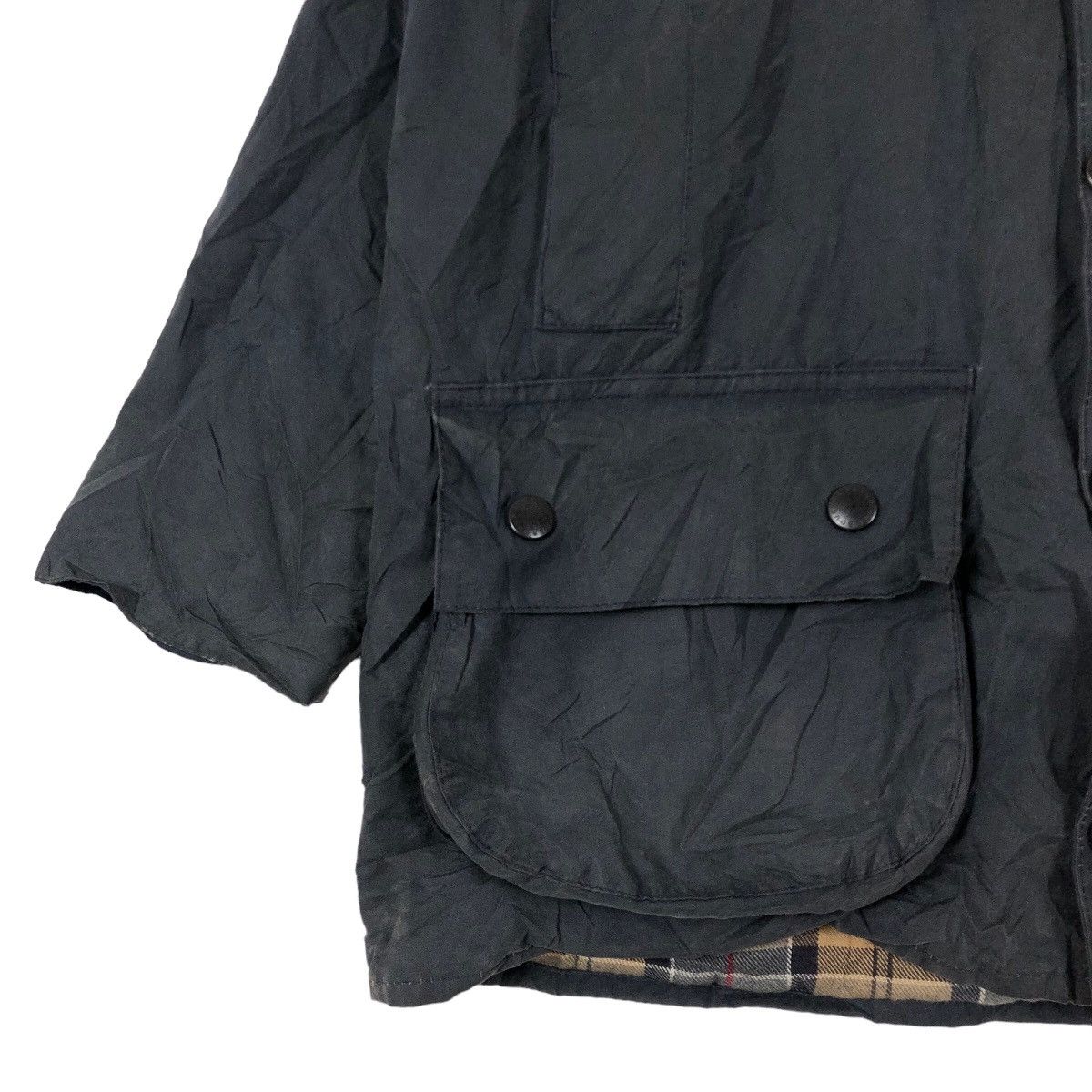 Barbour Vintage Barbour Beaufort Waxed Cotton Light Jacket Size US L / EU 52-54 / 3 - 4 Thumbnail