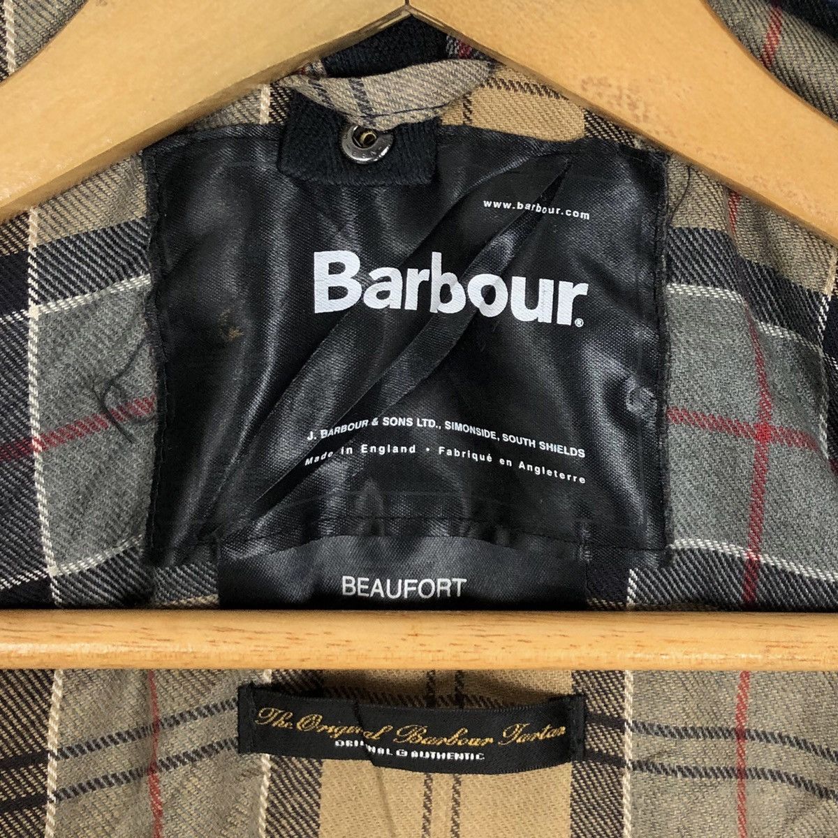 Barbour Vintage Barbour Beaufort Waxed Cotton Light Jacket Size US L / EU 52-54 / 3 - 15 Thumbnail