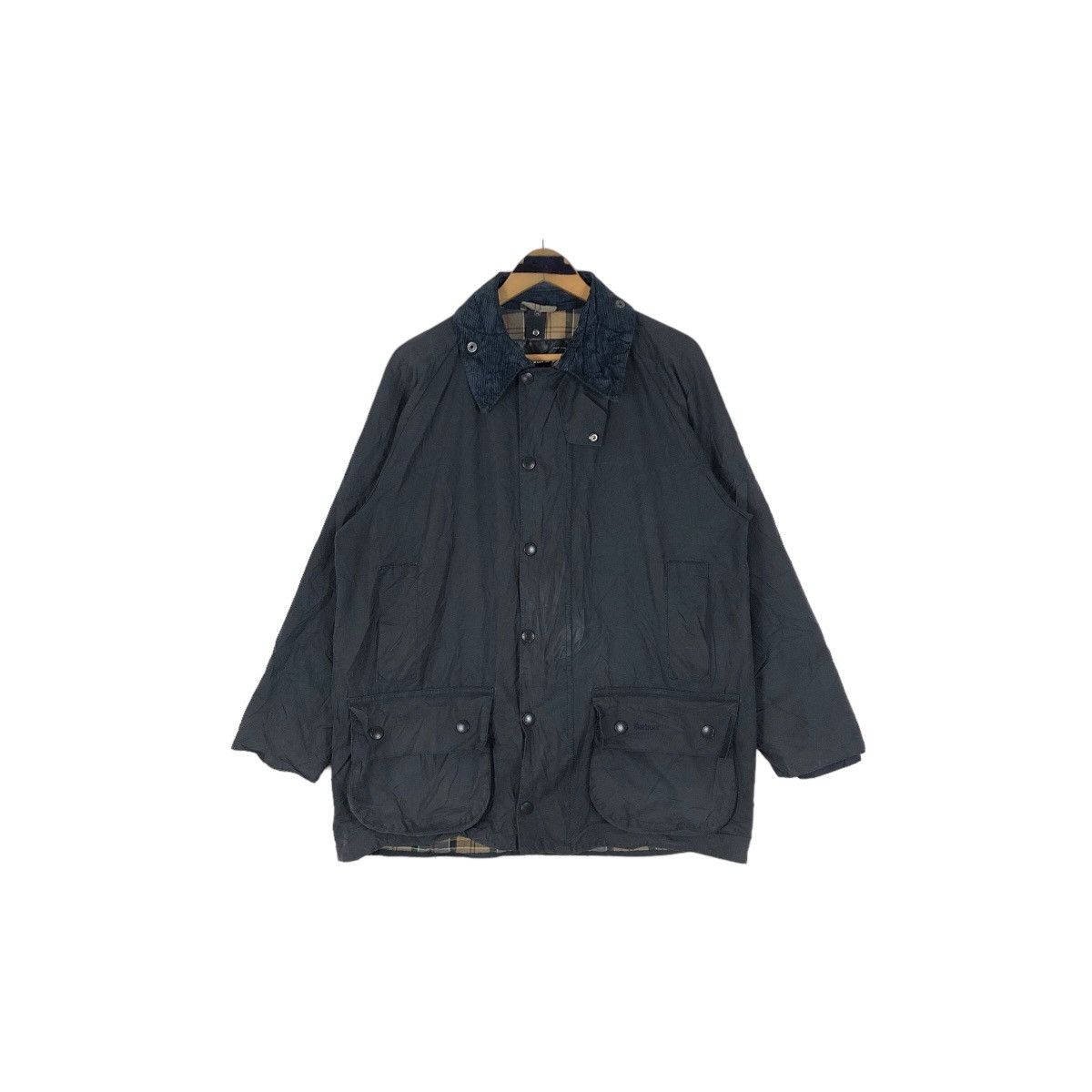 Barbour Vintage Barbour Beaufort Waxed Cotton Light Jacket Size US L / EU 52-54 / 3 - 2 Thumbnail