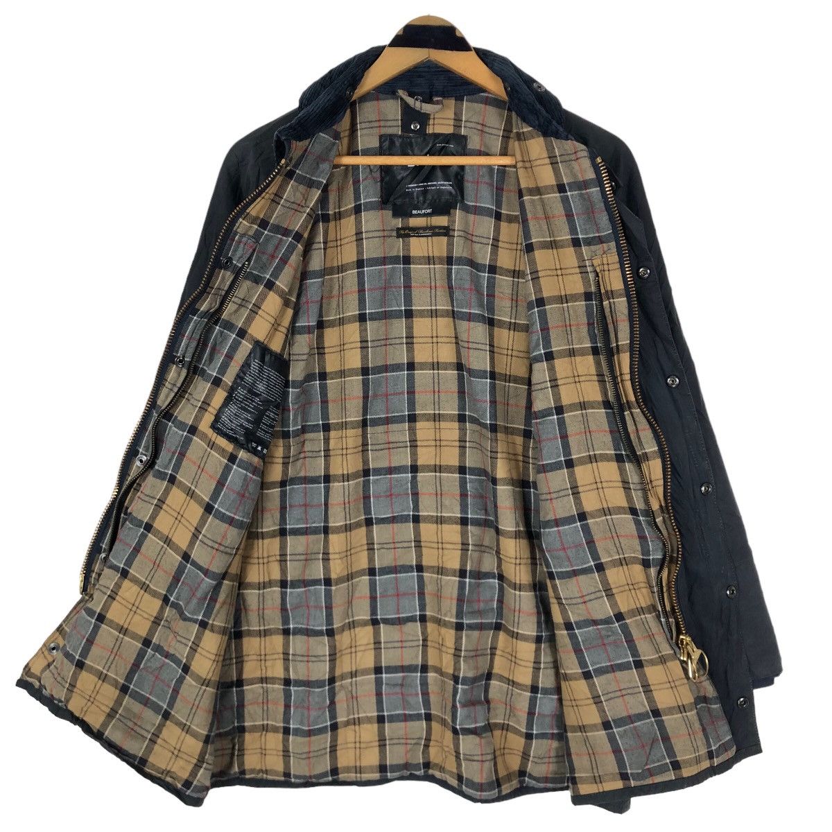 Barbour Vintage Barbour Beaufort Waxed Cotton Light Jacket Size US L / EU 52-54 / 3 - 11 Thumbnail