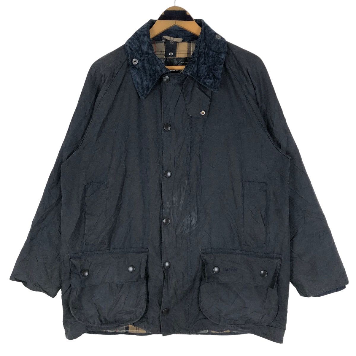 Barbour Vintage Barbour Beaufort Waxed Cotton Light Jacket Size US L / EU 52-54 / 3 - 1 Thumbnail