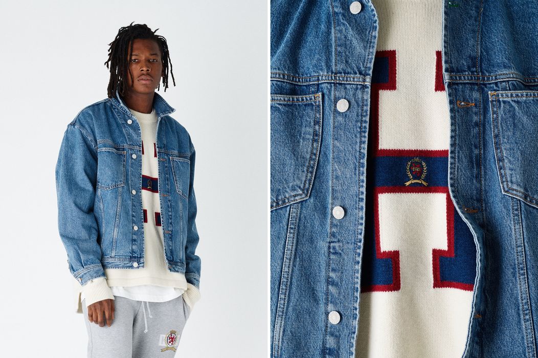 Kith x tommy hilfiger denim hot sale trucker jacket