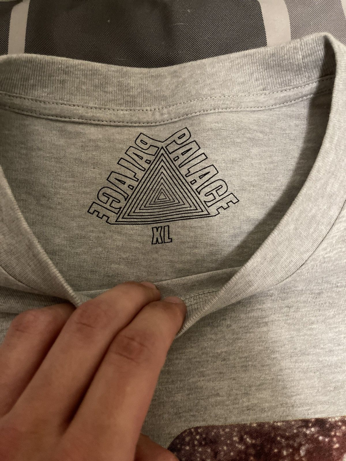 Palace Palace Jam Fam Tee ‘Grey Marl’ Size US XL / EU 56 / 4 - 3 Thumbnail