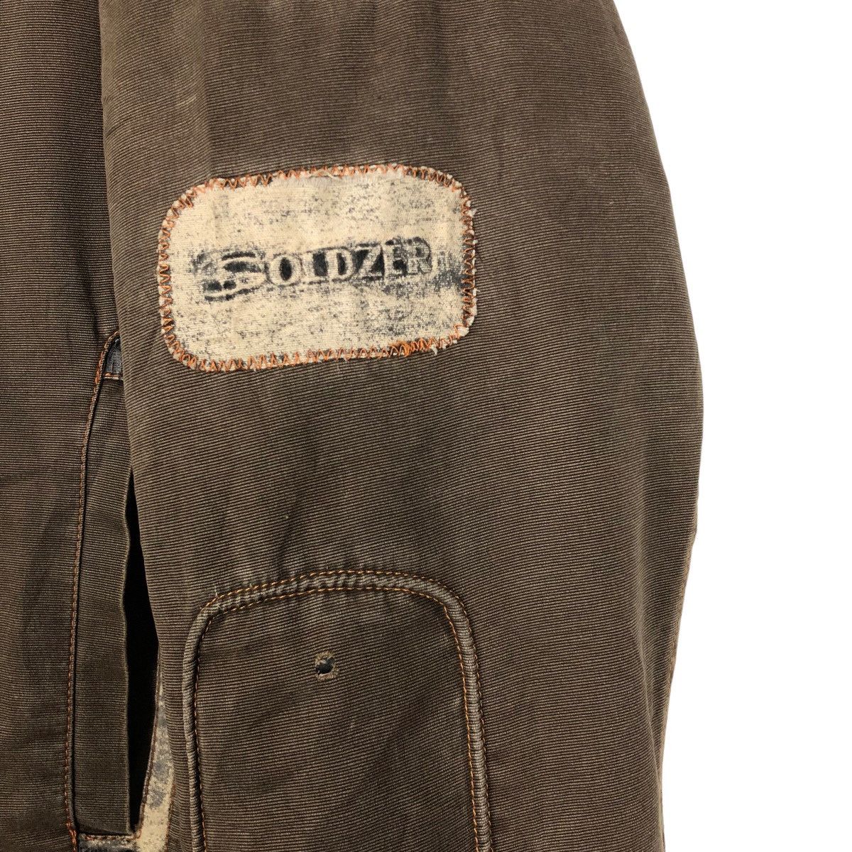 Vintage Vintage Soldzer Bomber Jacket Sherpa Lining Size US L / EU 52-54 / 3 - 4 Thumbnail