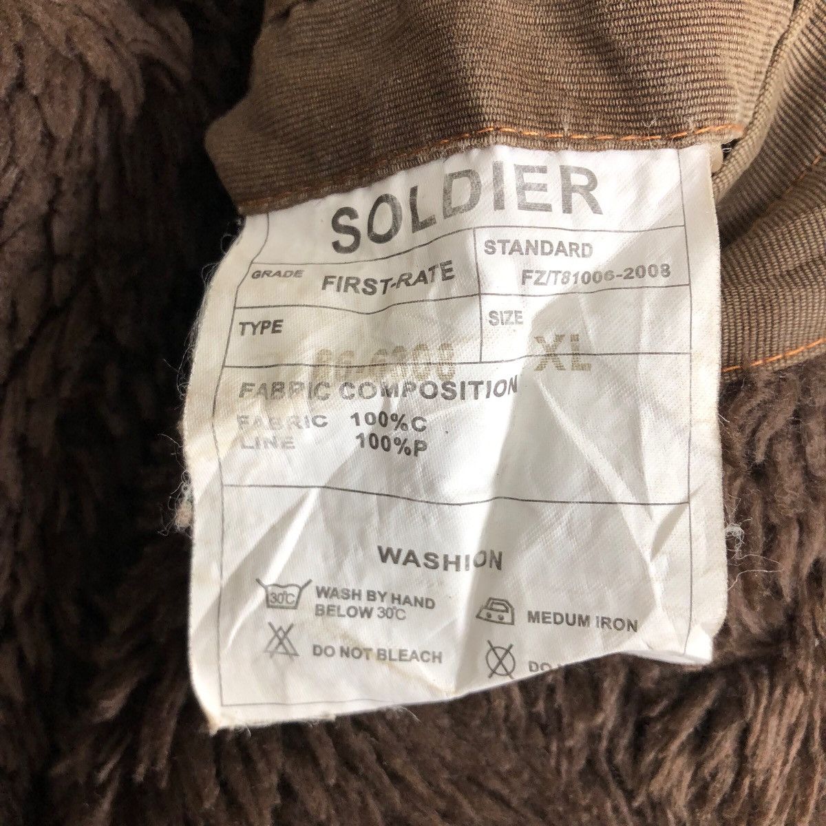 Vintage Vintage Soldzer Bomber Jacket Sherpa Lining Size US L / EU 52-54 / 3 - 12 Thumbnail