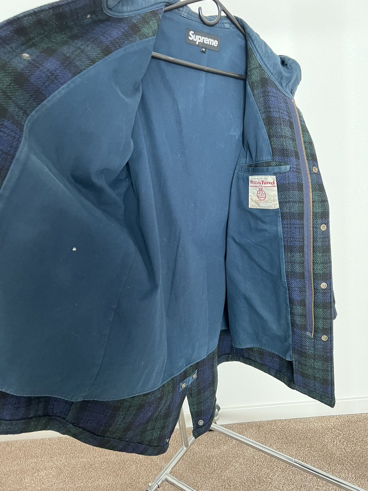 Supreme Harris Tweed Fishtail Parka