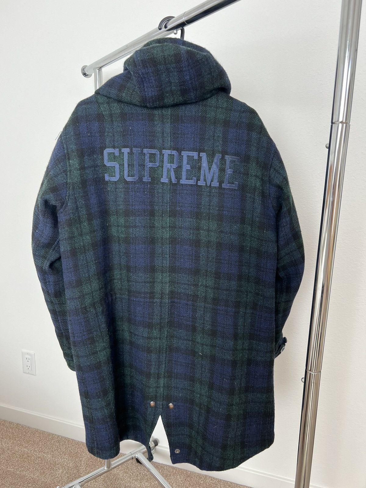 Supreme Harris Tweed Fishtail Parka