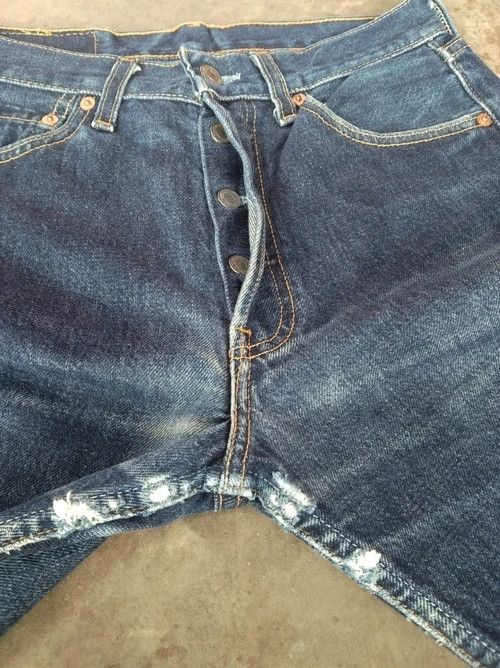 Levi's Vintage Levi's 501 Made In USA Distressed Jeans 28x30 Size US 28 / EU 44 - 5 Thumbnail