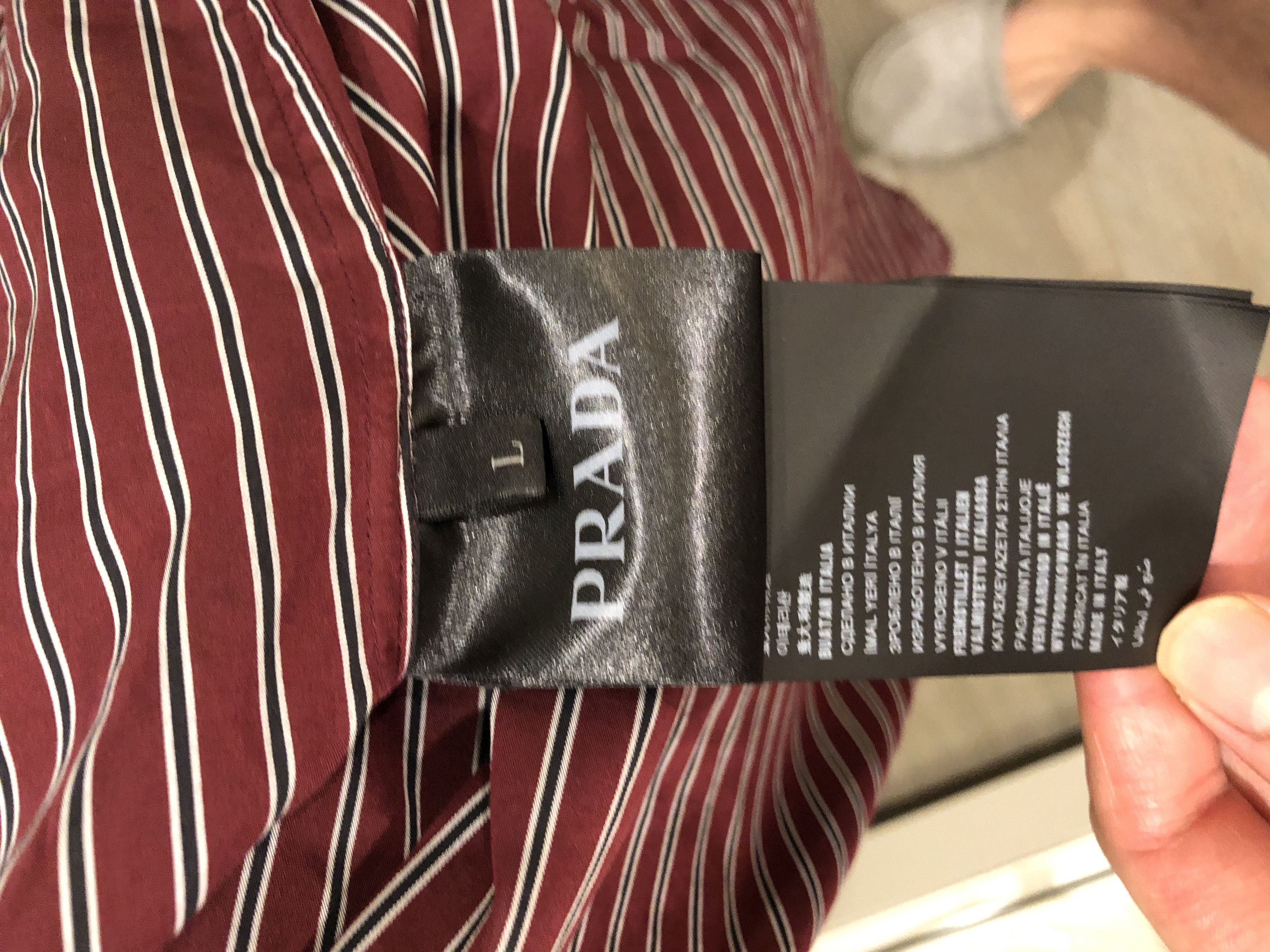 Prada AW16 Runway Detachable Shirt Size US L / EU 52-54 / 3 - 5 Thumbnail