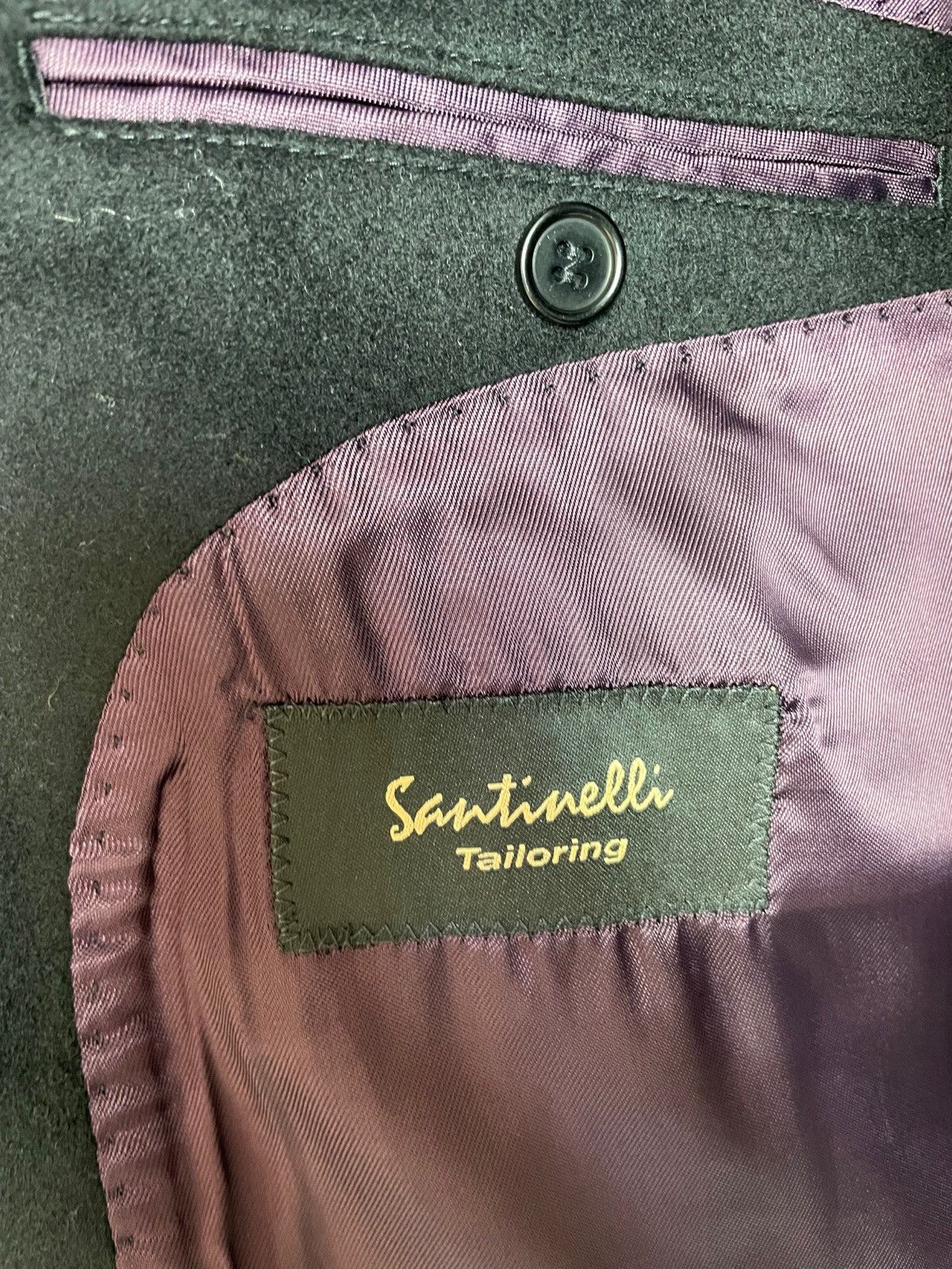 Designer Santinelli Tailoring Coat Wool Cashmere Size US M / EU 48-50 / 2 - 8 Thumbnail