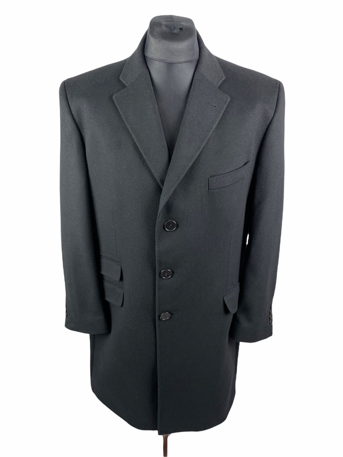 Designer Santinelli Tailoring Coat Wool Cashmere Size US M / EU 48-50 / 2 - 1 Thumbnail