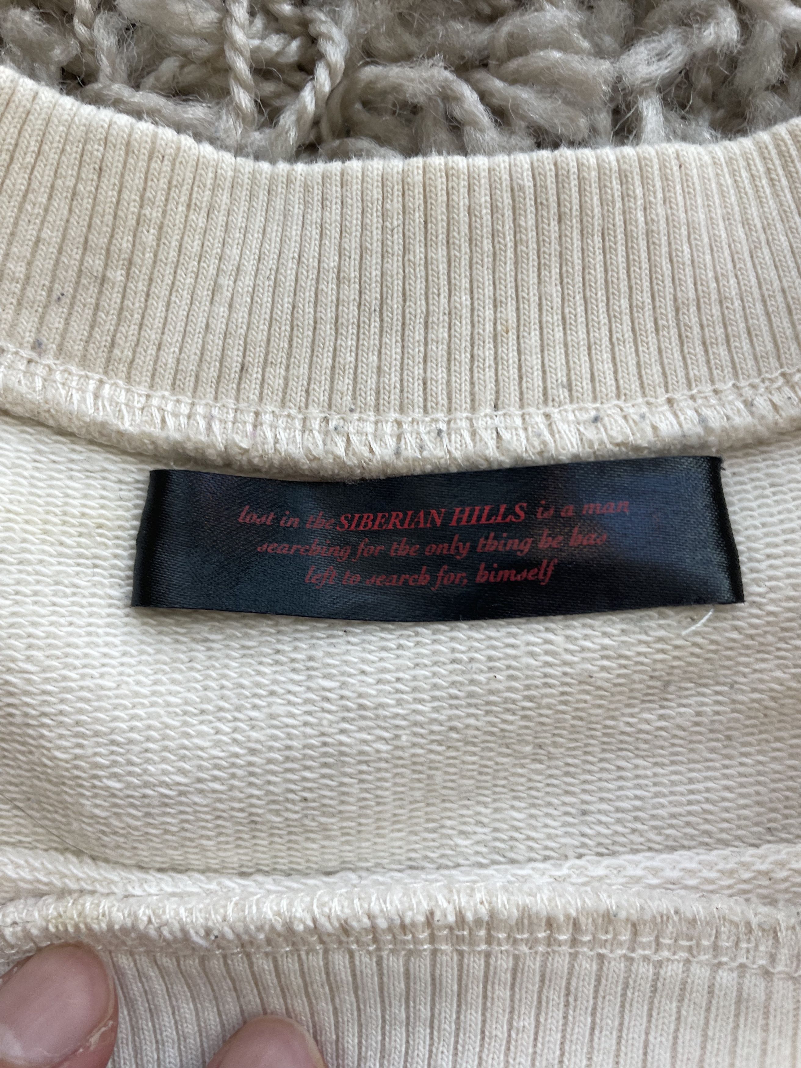 Siberia Hills French Terry Off-White Tee Size US XL / EU 56 / 4 - 3 Thumbnail