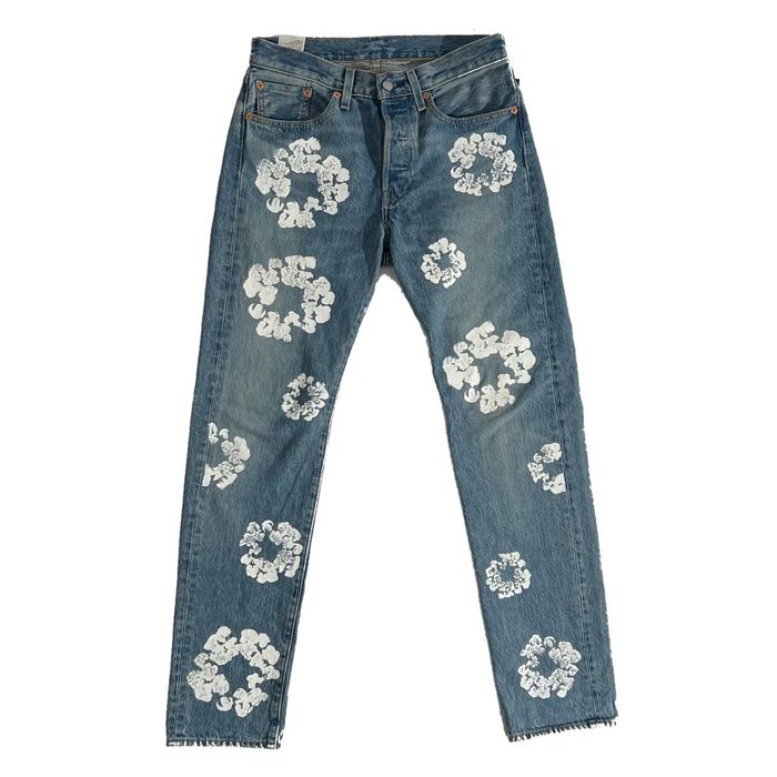 DENIM TEARS Denim Tears Flower Jeans | Grailed