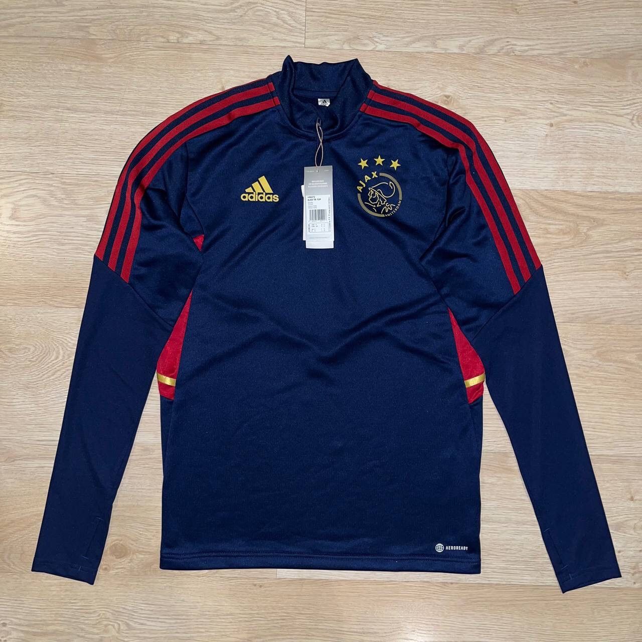 Adidas AJAX AMSTERDAM ADIDAS 2022/2023 FOOTBALL TRAINING TRACK TOP Size US S / EU 44-46 / 1 - 1 Thumbnail