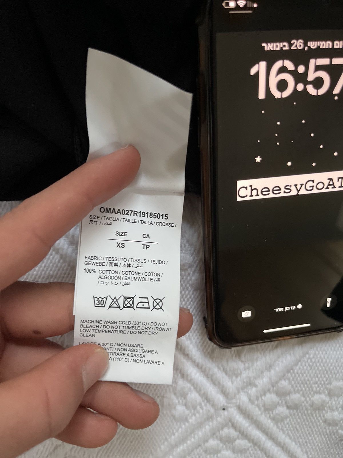 Off-White Off white stencil TEE Size US XS / EU 42 / 0 - 11 Thumbnail