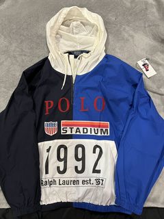 NEW Polo Ralph Lauren Military Camo Denim Trucker Jacket RRL P Wing 1992  Stadium