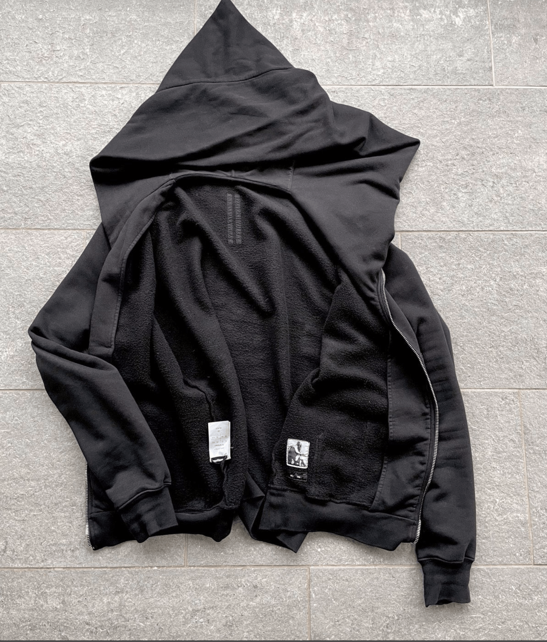 Rick Owens Rick Owens FW16 Black Mountain Hoodie Size US XL / EU 56 / 4 - 1 Thumbnail