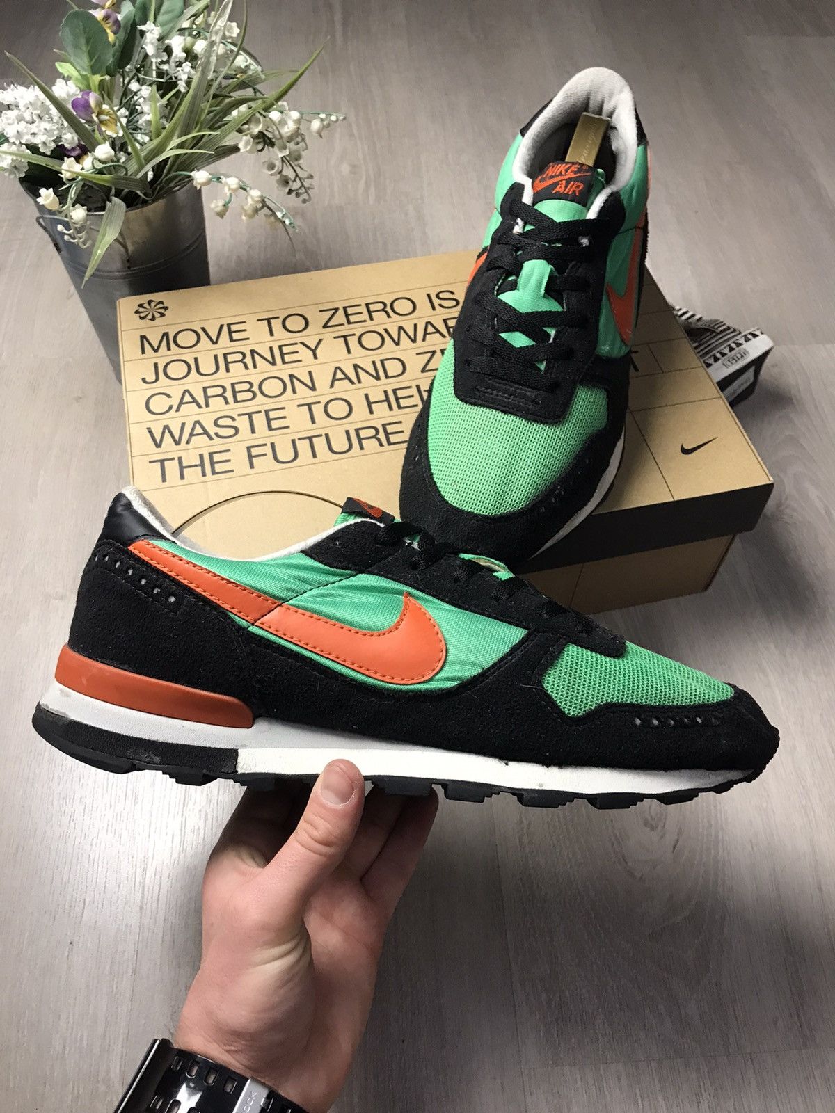 Nike Nike Vector Greenspark College orange\black size 11 Size US 11 / EU 44 - 4 Thumbnail
