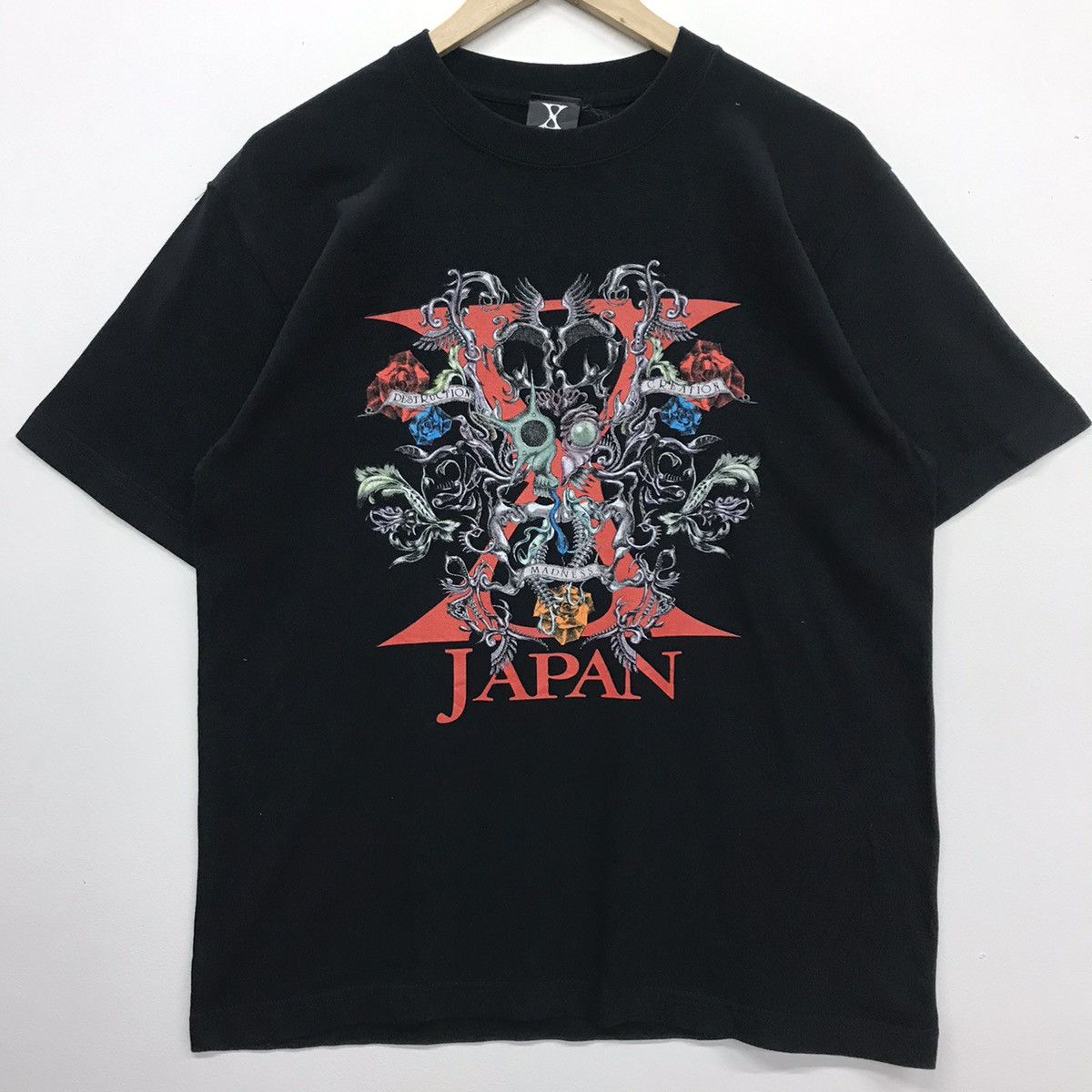 Vintage X JAPAN Yoshiki rock band metal travis T-shirt