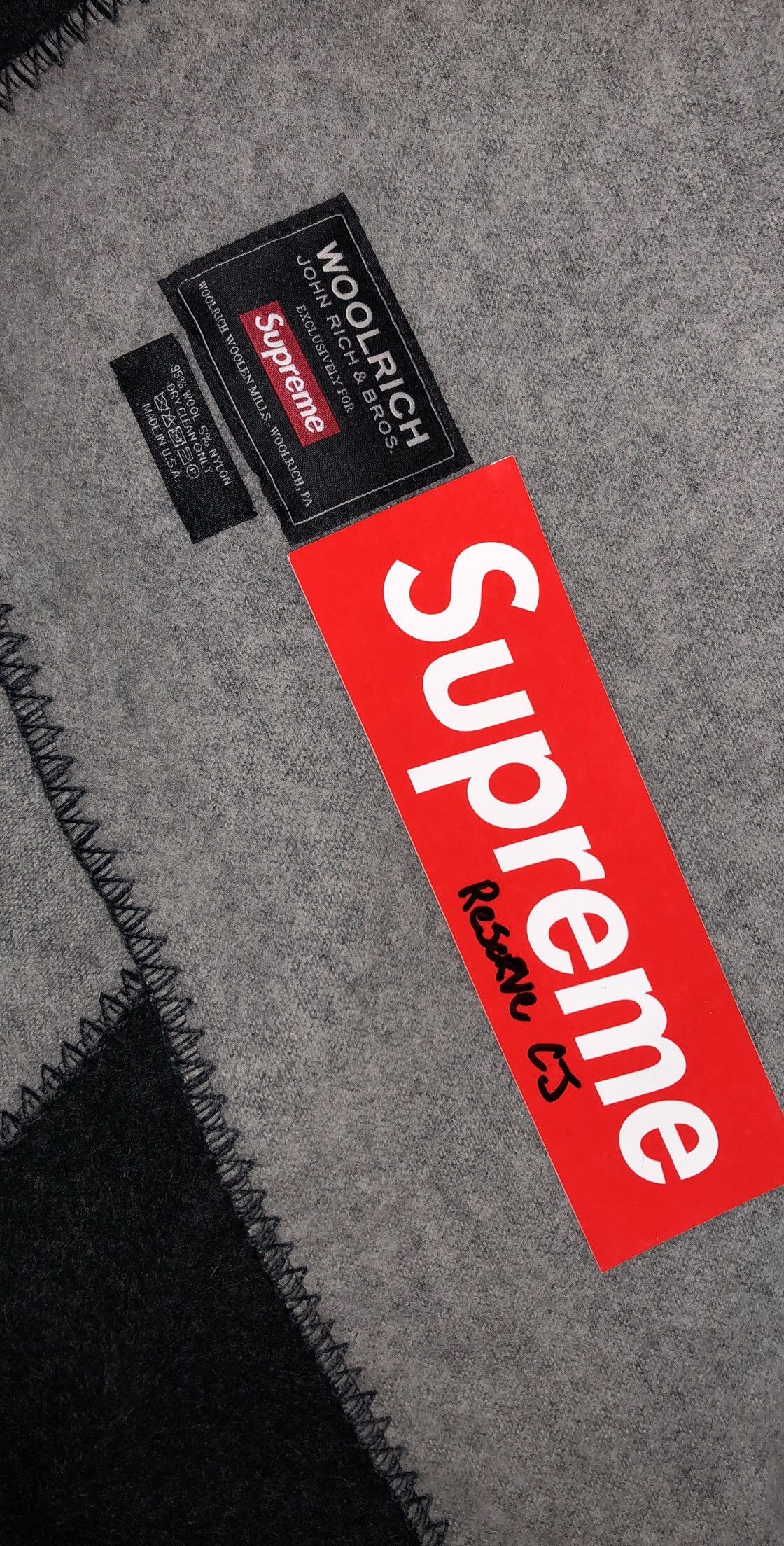 Supreme Woolrich ブランケット