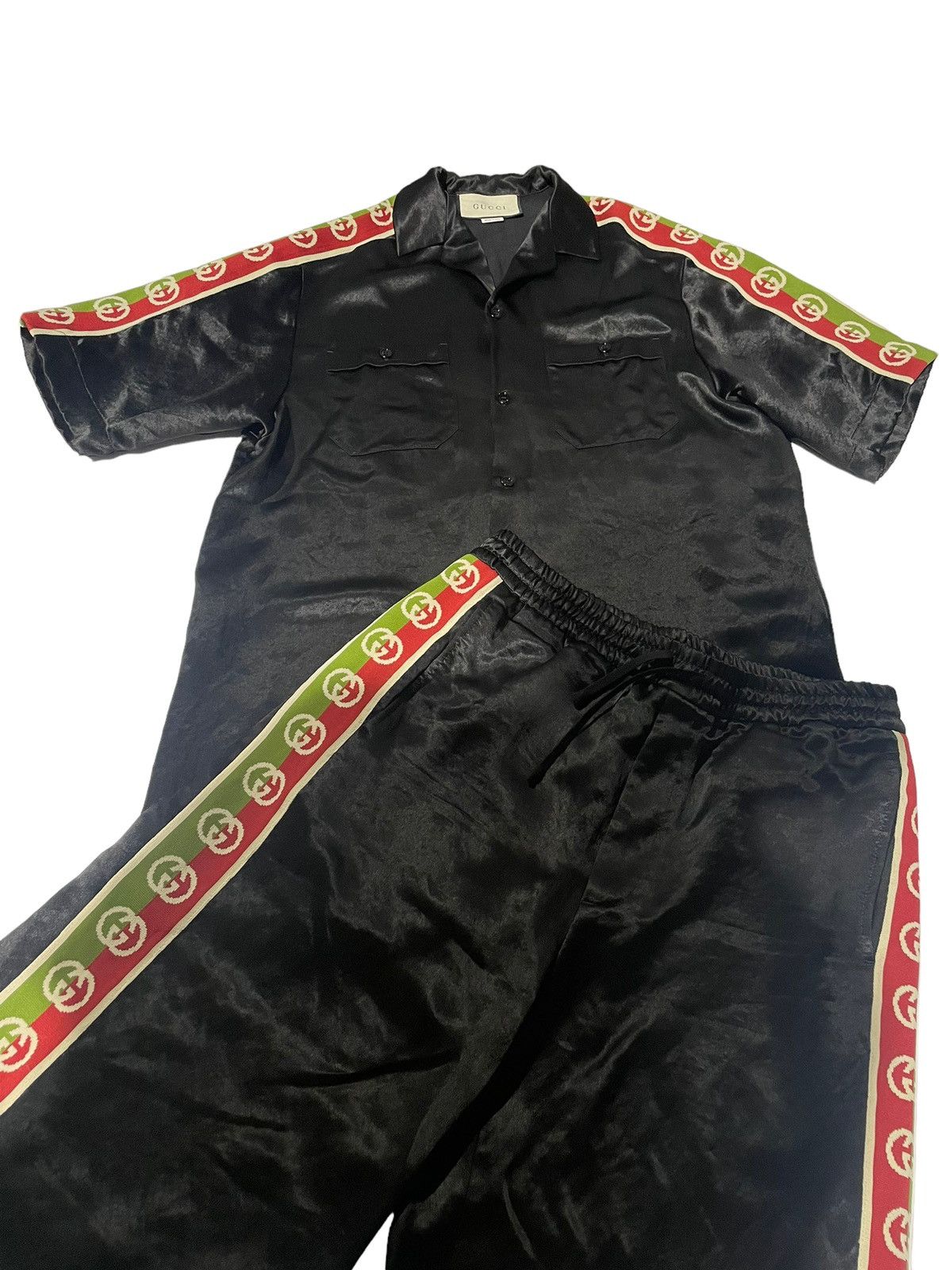 Gucci Gucci Satin Set shirt & shirt Size US M / EU 48-50 / 2 - 7 Thumbnail