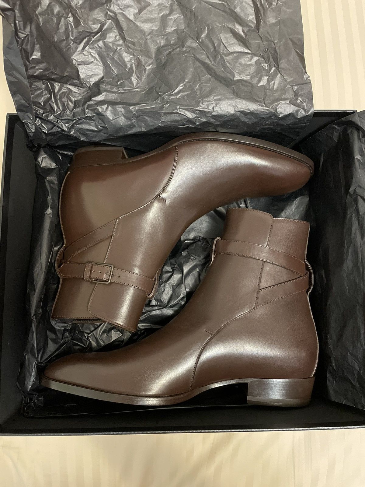 Brand new with box Saint Laurent Jodhpurs 43 Saint Laurent Jodhpur Boots US10 EU43 Black Suede Western  main image 3