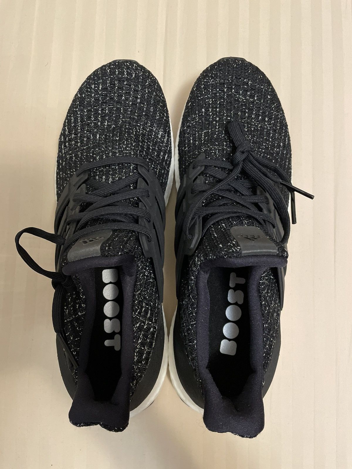 Adidas 🔥Brand New🔥Ultra Boost 4.0 Black White Speckle Size US 9 / EU 42 - 4 Thumbnail
