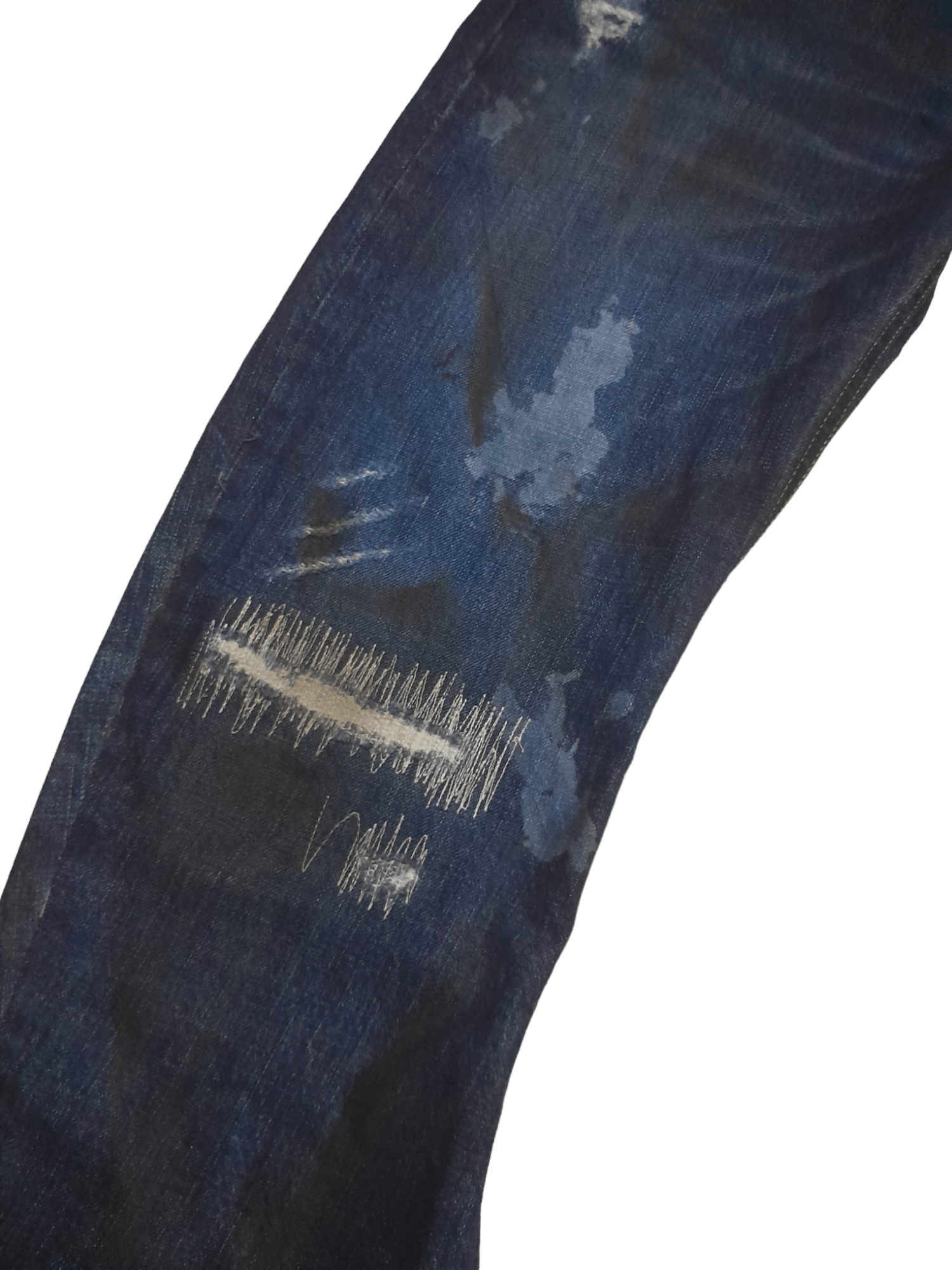 Other Gennaro Limited Distressed Denim Japan (E720) Size US 31 - 3 Thumbnail