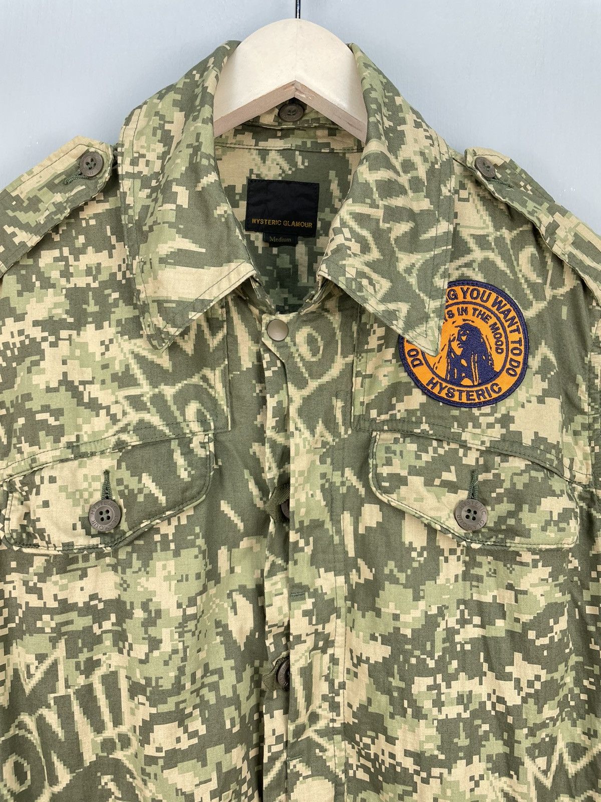Hysteric Glamour Hysteric Glamour digital camo jacket wow!! Size US M / EU 48-50 / 2 - 3 Thumbnail