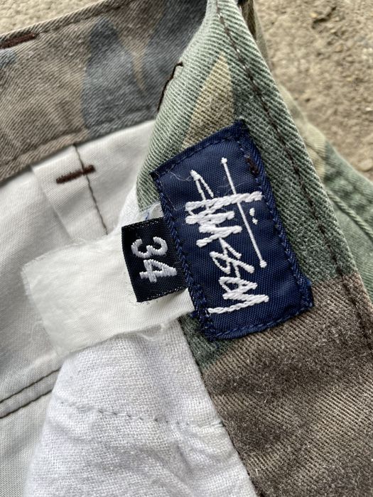 Vintage Vintage 90s Stussy Camo shorts pants | Grailed