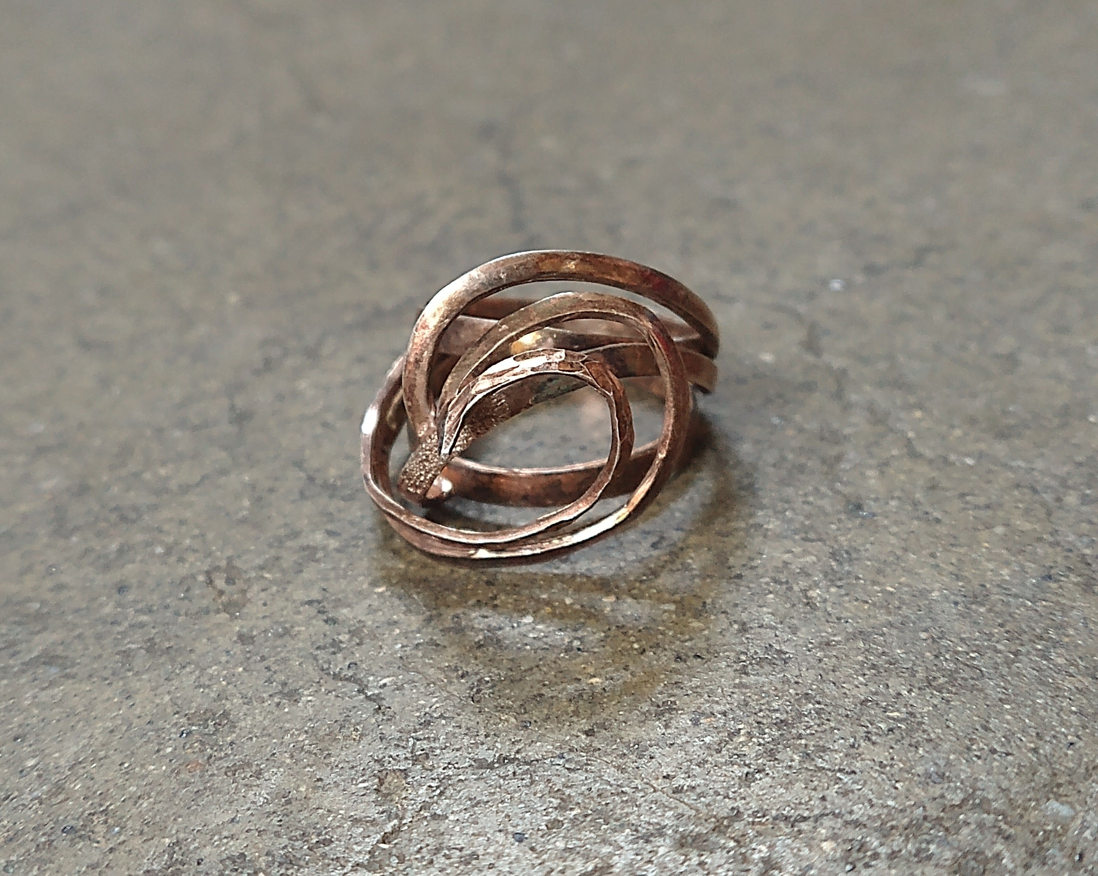 Jewelry × Vintage Vintage Sterling Silver Ring Size 7.75 Modern Italy Size ONE SIZE - 2 Thumbnail
