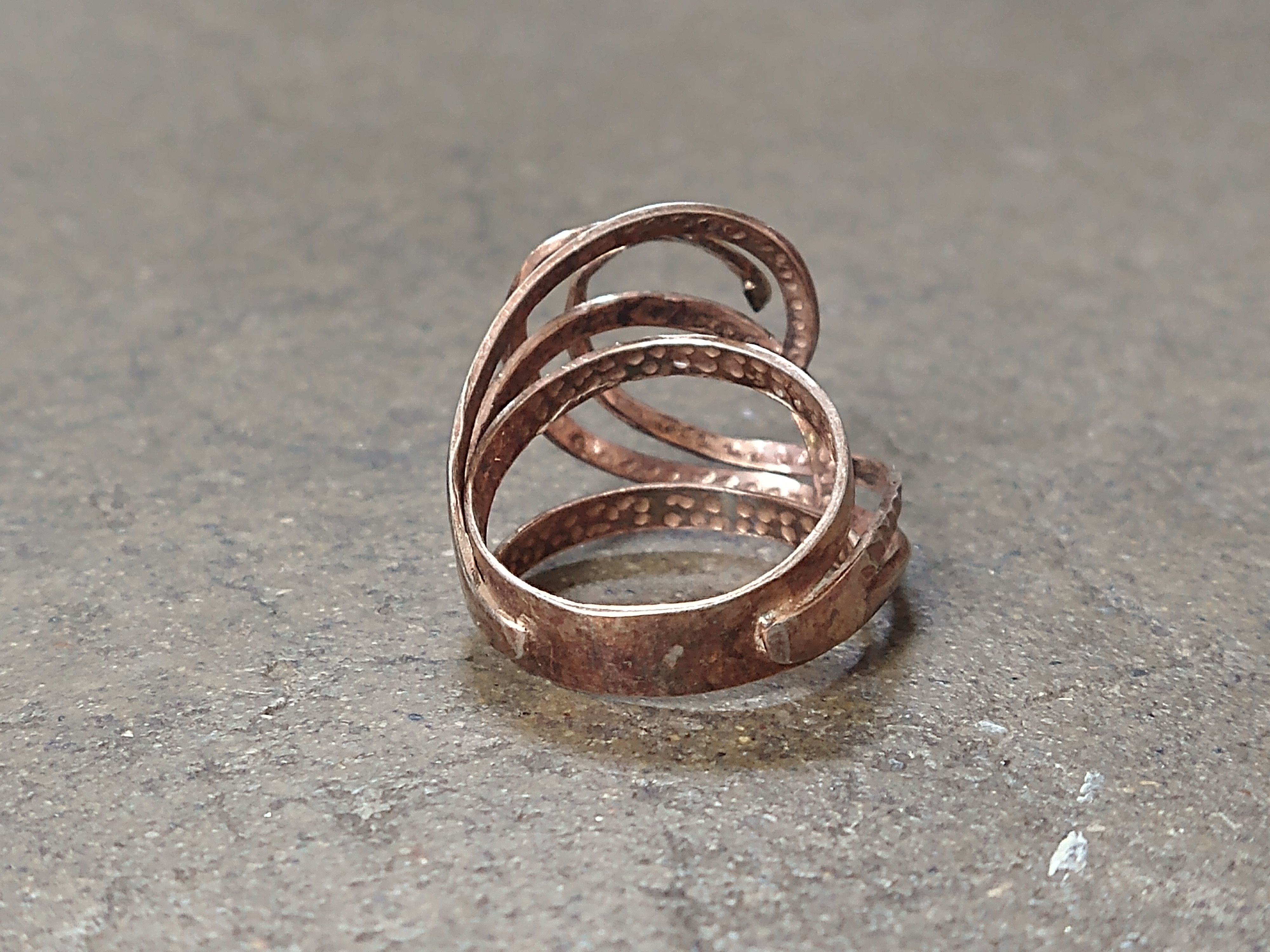 Jewelry × Vintage Vintage Sterling Silver Ring Size 7.75 Modern Italy Size ONE SIZE - 9 Thumbnail