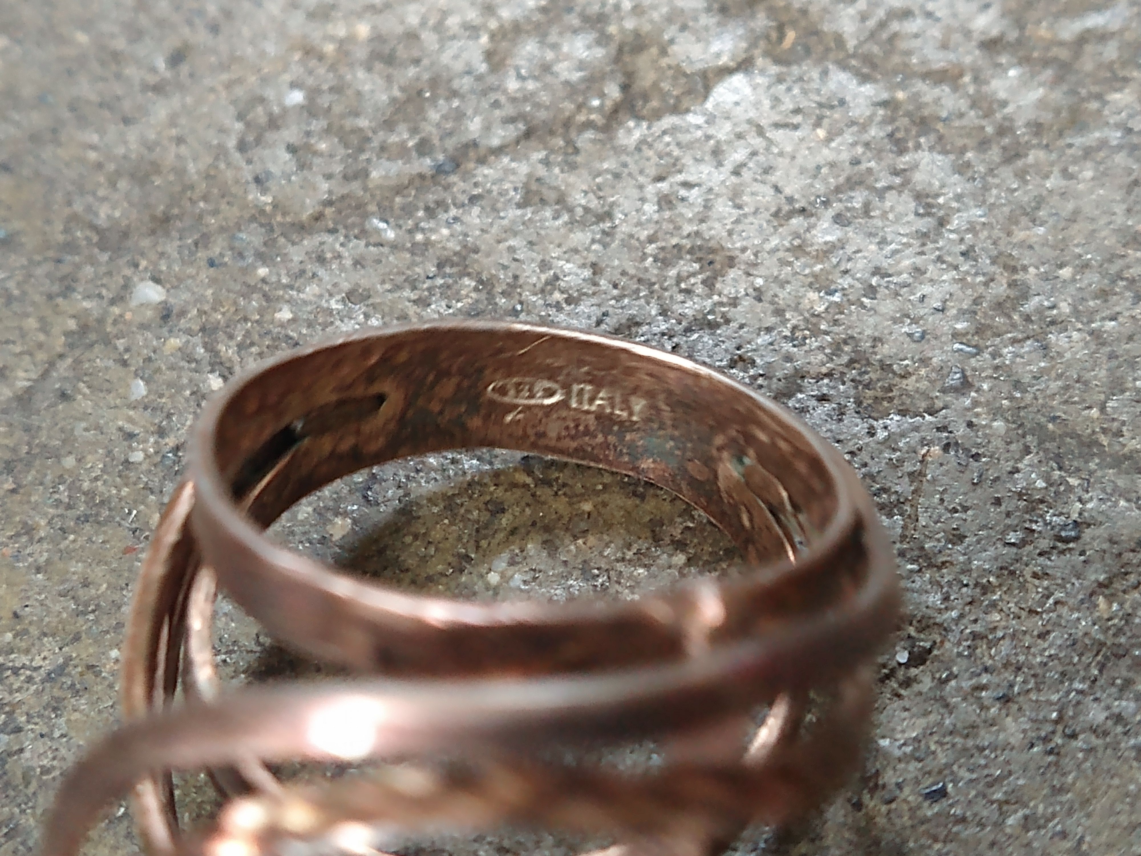 Jewelry × Vintage Vintage Sterling Silver Ring Size 7.75 Modern Italy Size ONE SIZE - 6 Thumbnail