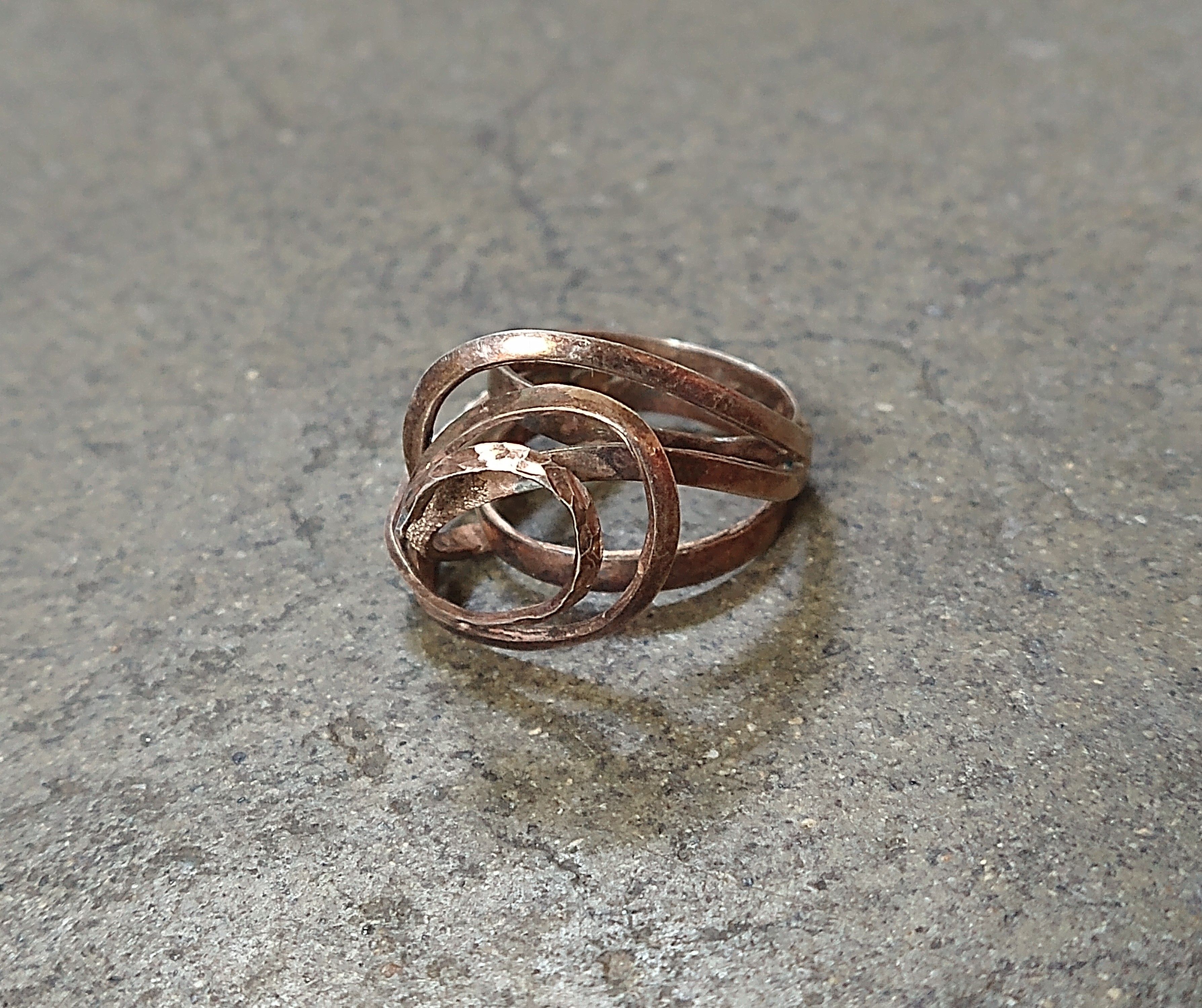 Jewelry × Vintage Vintage Sterling Silver Ring Size 7.75 Modern Italy Size ONE SIZE - 1 Thumbnail