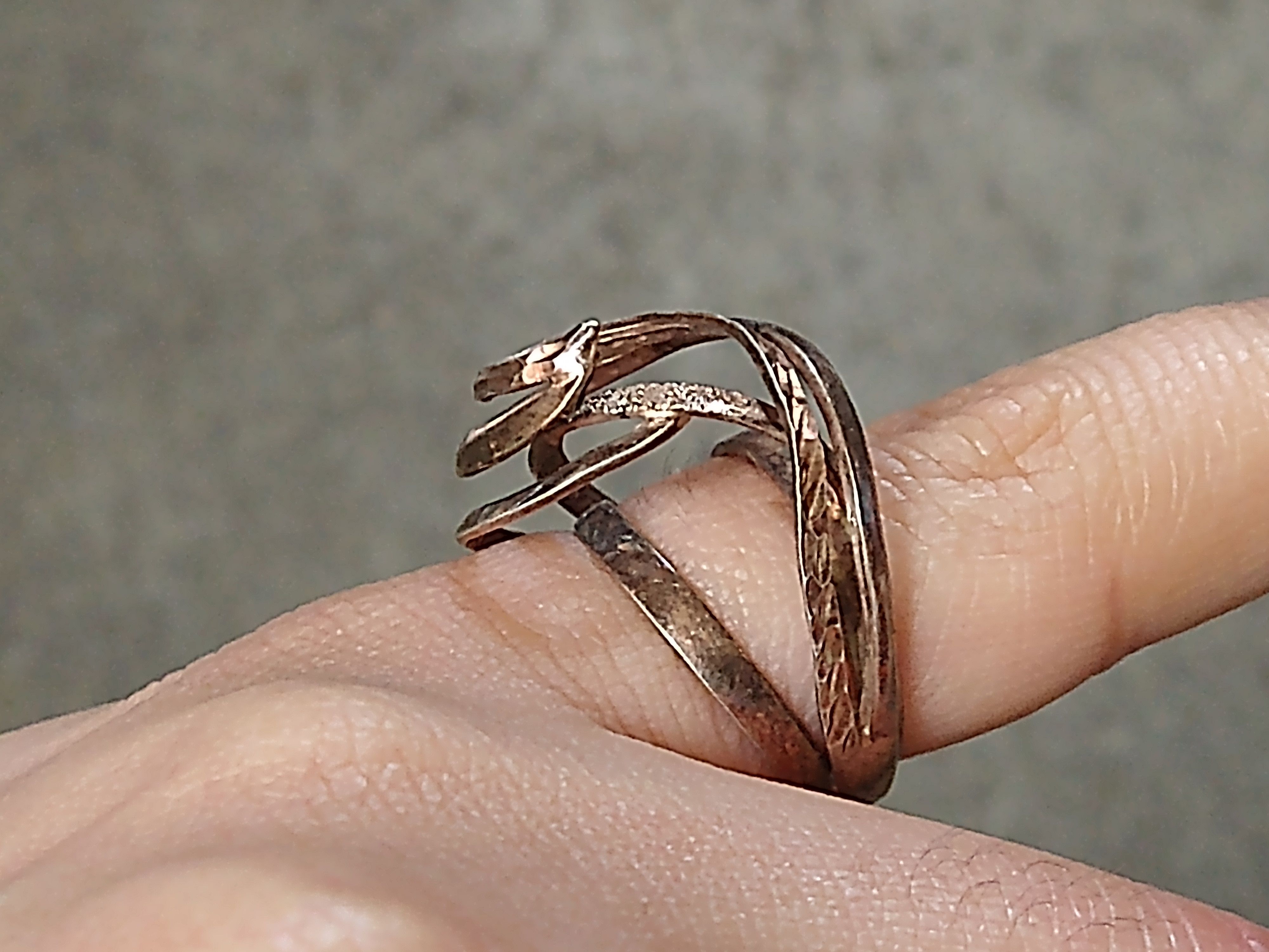 Jewelry × Vintage Vintage Sterling Silver Ring Size 7.75 Modern Italy Size ONE SIZE - 12 Thumbnail