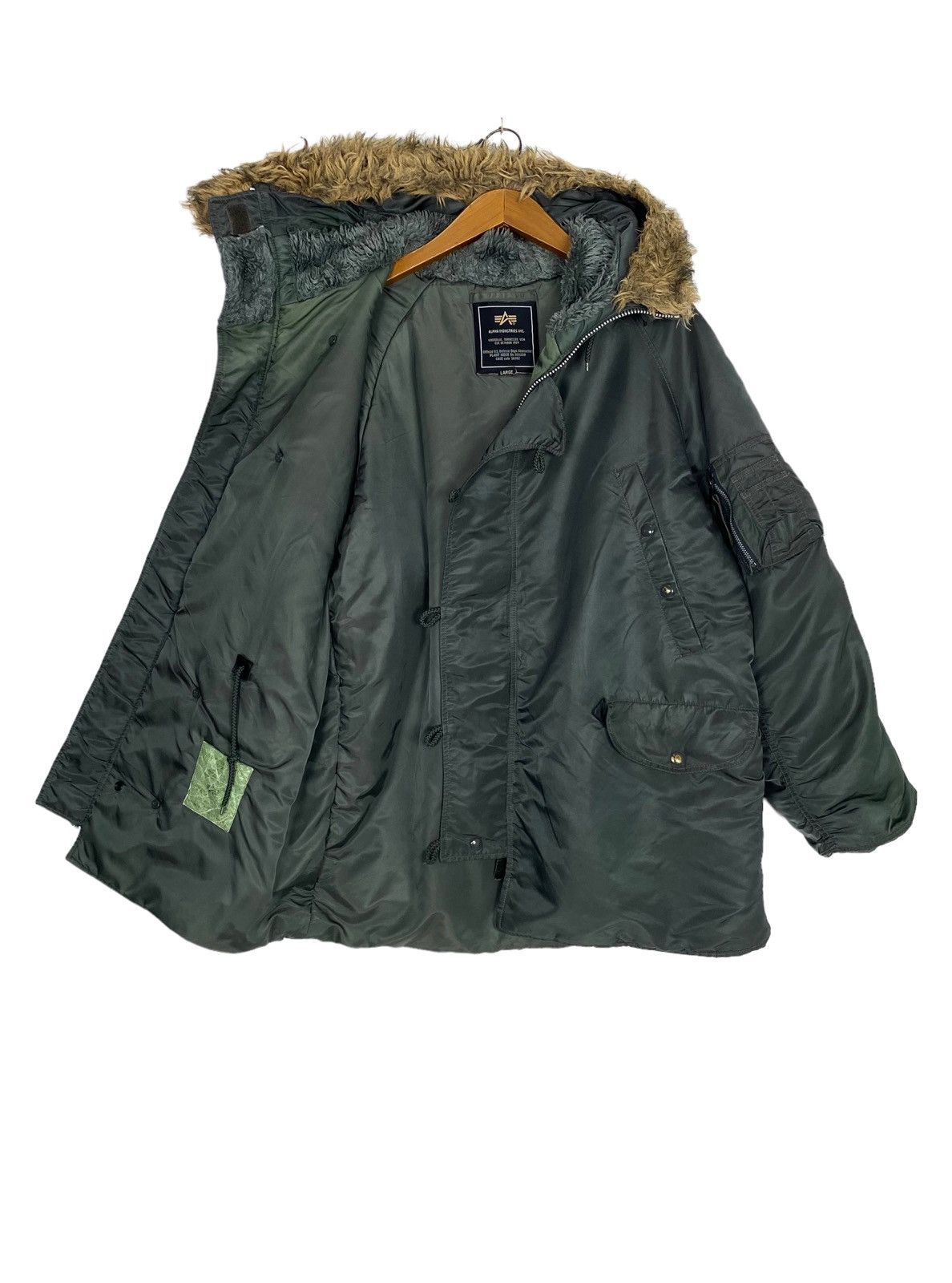 Alpha Industries Rare‼️ Alpha Industries Snorkel Parka Fur Hoodie Size US L / EU 52-54 / 3 - 2 Thumbnail