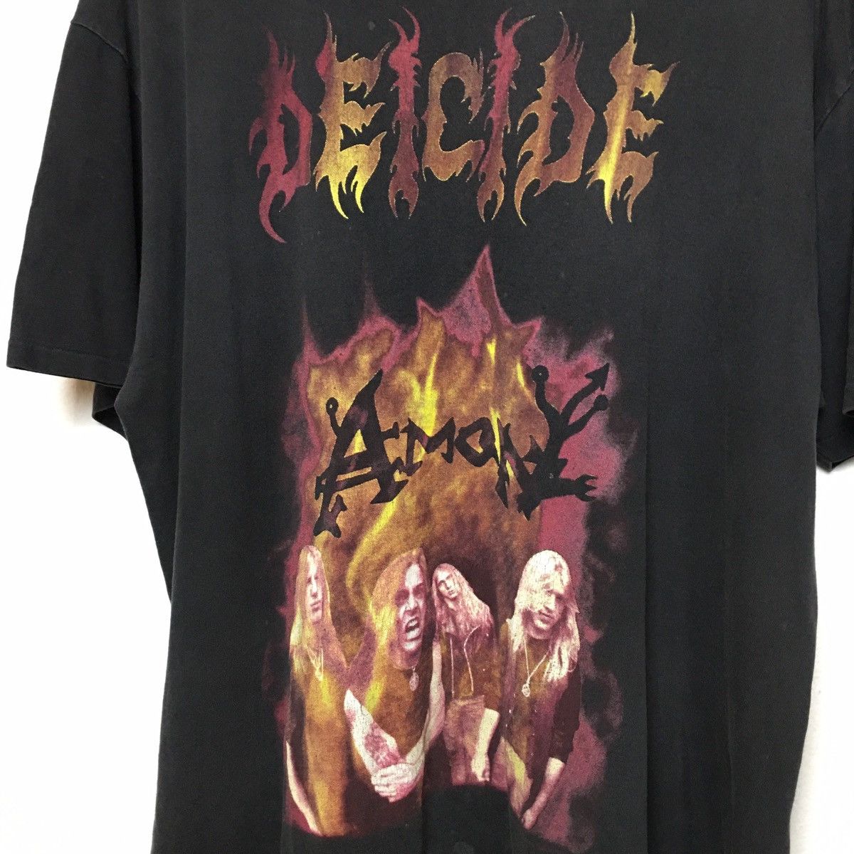 Band Tees Vintage 90s Deicide Death Metal Backstage Pass Band Tees Size US XL / EU 56 / 4 - 7 Thumbnail