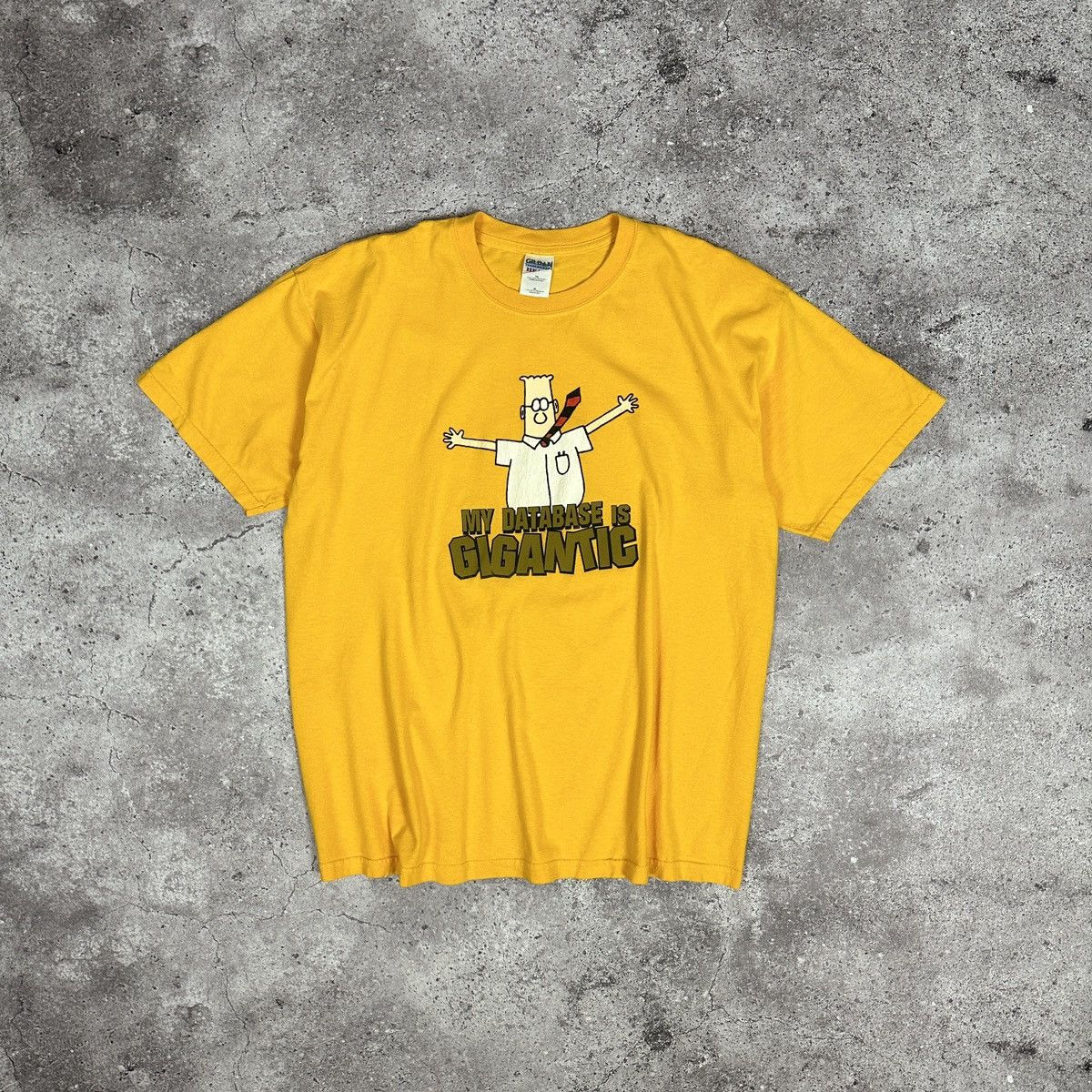 Vintage Vintage Y2K 00s My Database is Gigantic Dick Prep Humor tee Size US XL / EU 56 / 4 - 1 Thumbnail