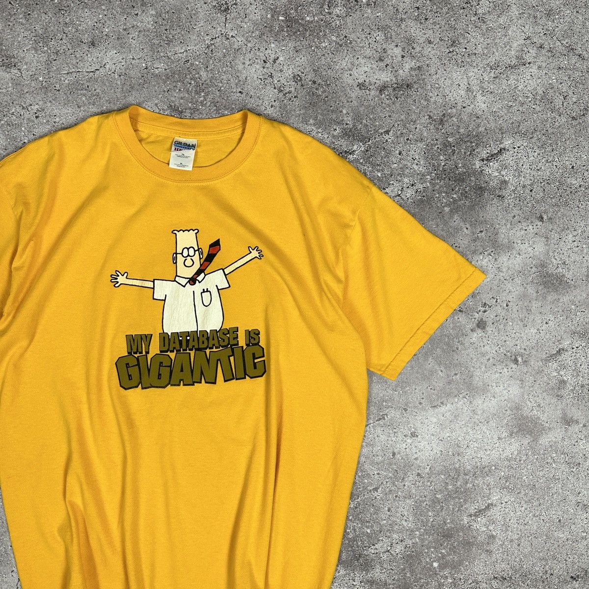 Vintage Vintage Y2K 00s My Database is Gigantic Dick Prep Humor tee Size US XL / EU 56 / 4 - 2 Thumbnail