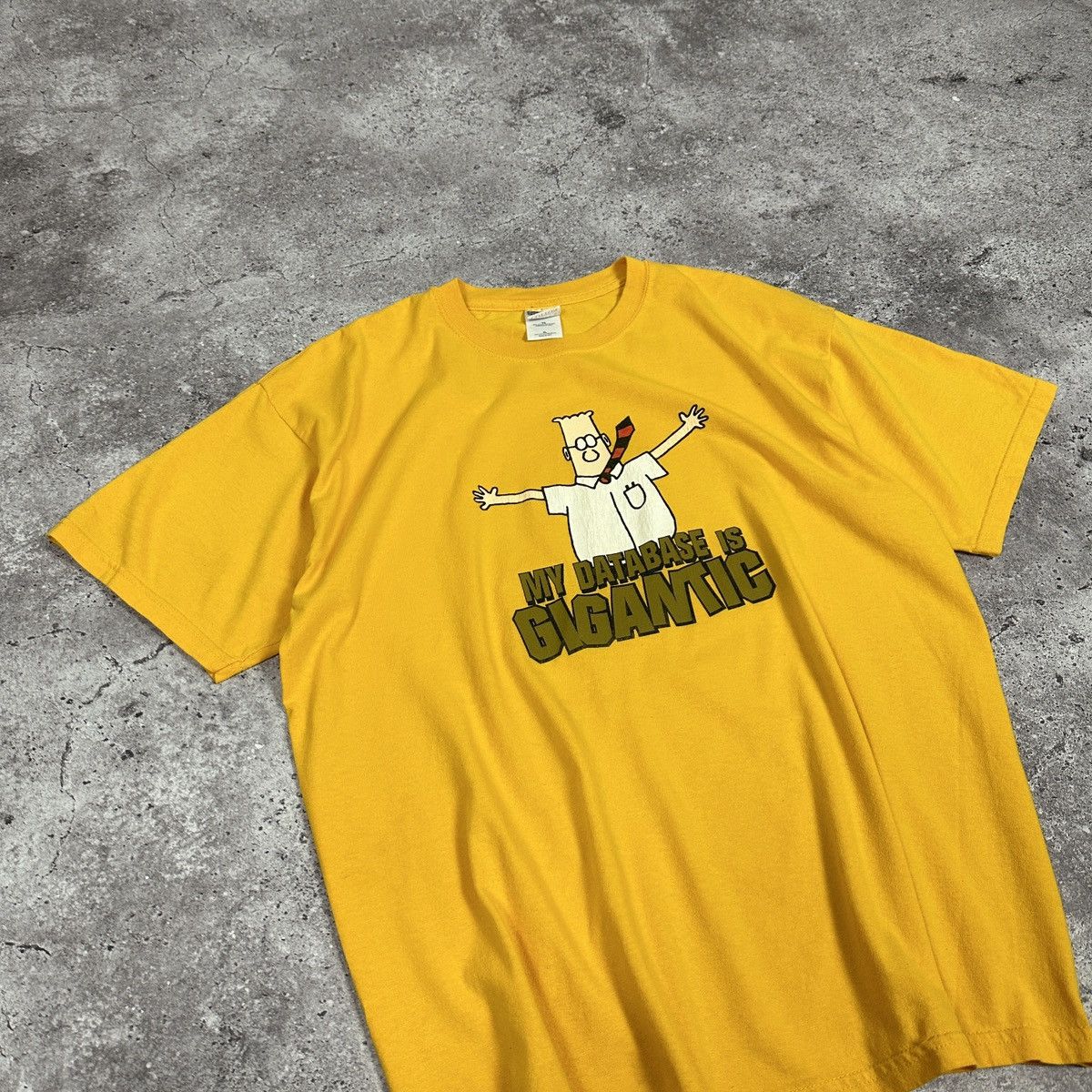 Vintage Vintage Y2K 00s My Database is Gigantic Dick Prep Humor tee Size US XL / EU 56 / 4 - 3 Thumbnail