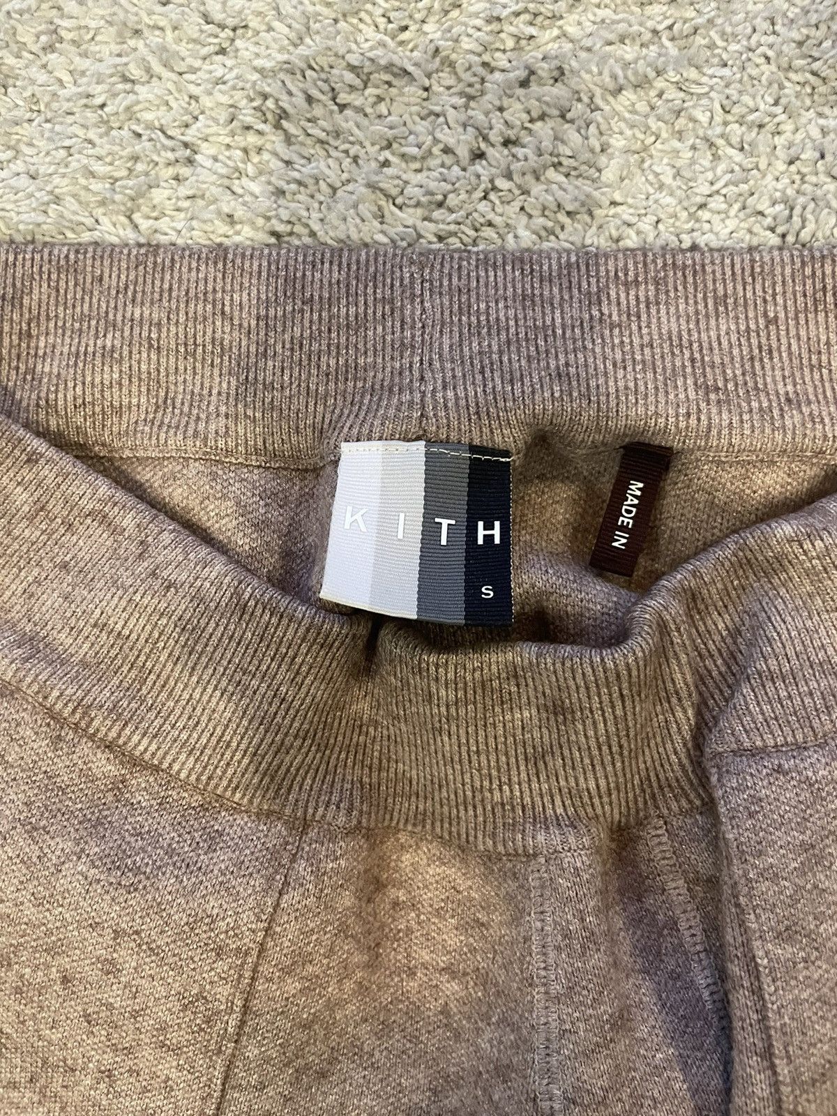 Kith Kith Knit Bennett Pant - Heather Oatmeal - Size Small Size US 30 / EU 46 - 6 Thumbnail