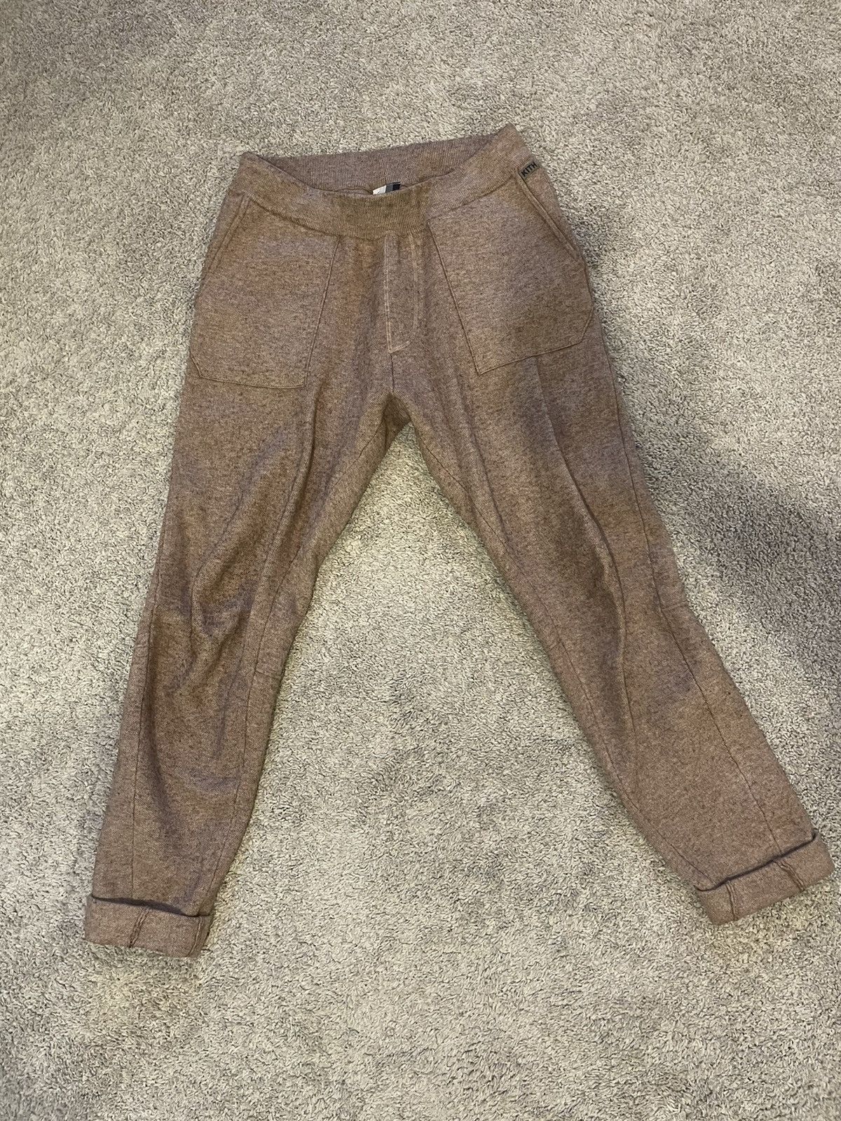 Kith Kith Knit Bennett Pant - Heather Oatmeal - Size Small Size US 30 / EU 46 - 1 Thumbnail