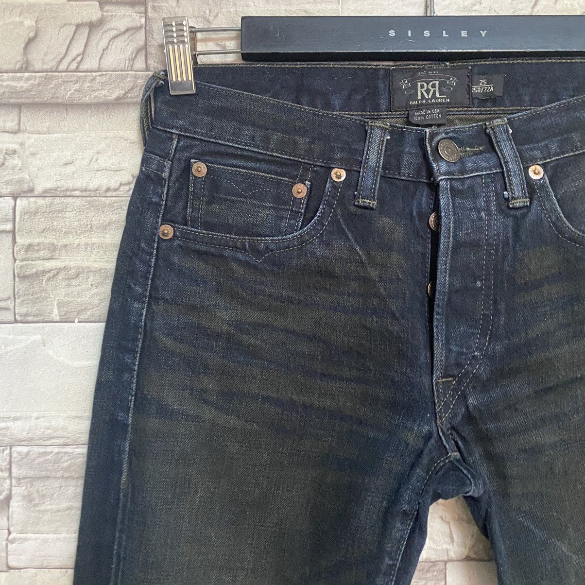 RRL Ralph Lauren RRL Denim Selvedge Slim Fit Jeans Rusty Size 27" / US 4 / IT 40 - 8 Thumbnail