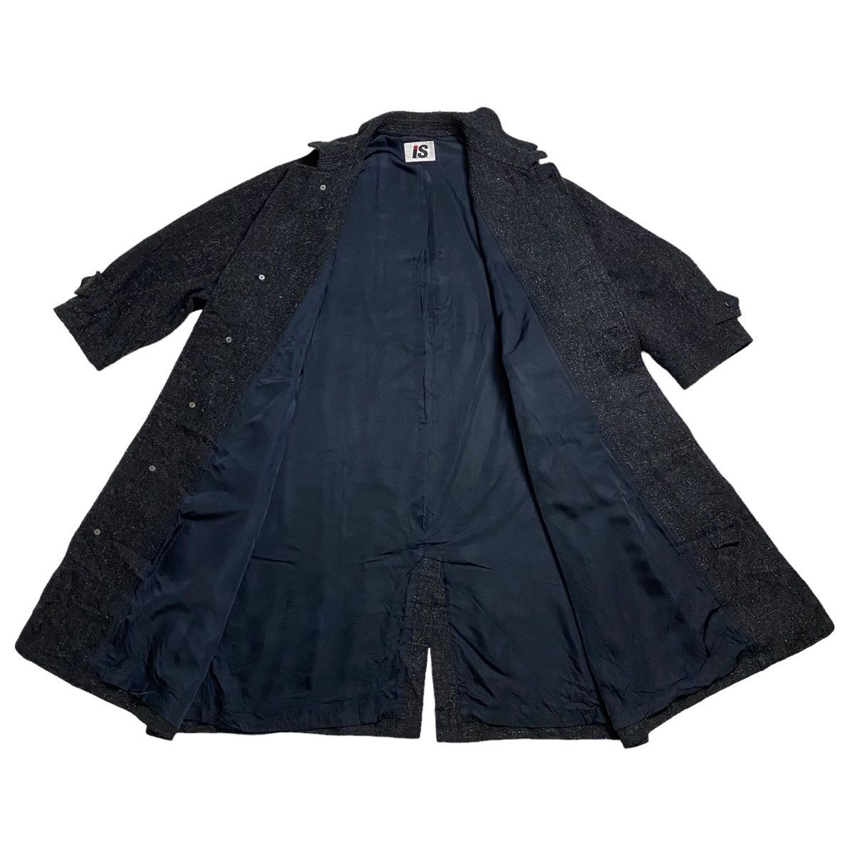 Issey Miyake 💥RARE Issey Miyake IS oversize wool trencoat Size US XL / EU 56 / 4 - 5 Thumbnail