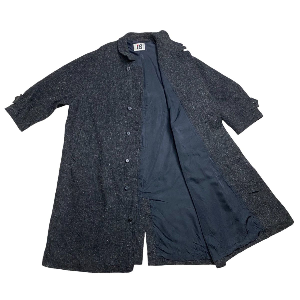 Issey Miyake 💥RARE Issey Miyake IS oversize wool trencoat Size US XL / EU 56 / 4 - 4 Thumbnail