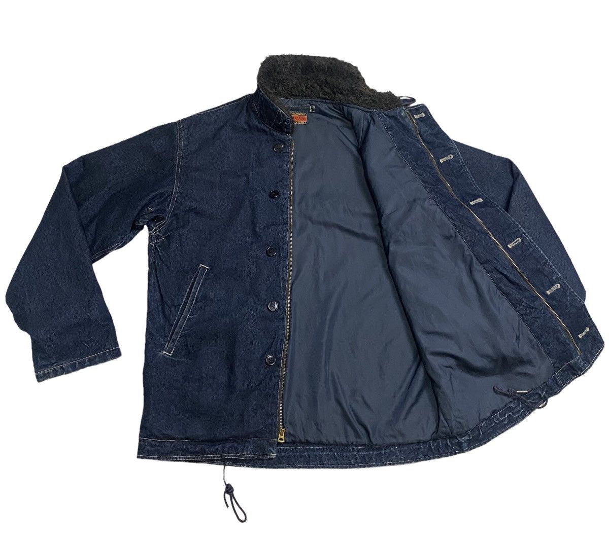 Buzz Rickson's × Toyo Enterprises United Carr By Buzz Rickson Toyo Deck N-1 Denim Jacket Size US M / EU 48-50 / 2 - 7 Thumbnail